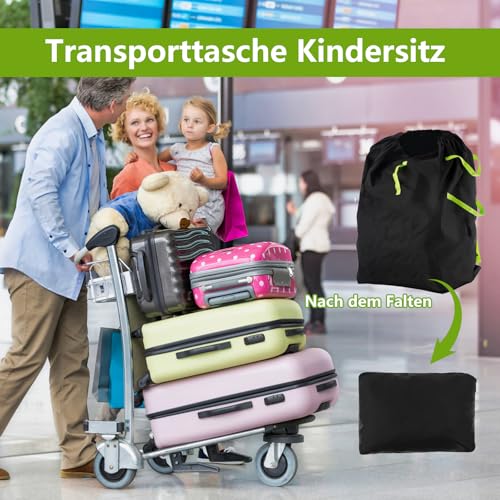 Kinderwagen Tasche Wasserdicht Transporttasche Reise Kindersitz Tasche Reisekindersitz Schutzhülle Mit Schultergurt,Transporttasche Kinderwagen Rucksack Schutzhülle Flugzeug,Schwarz(85x43x43CM)