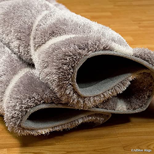 Image of Modern Quality Carpet /Trending Design Hand Woven Fluffy Rug /Mats for Bedroom /Dinning Hall /Living Room 2-inch Thick [Size 3x5 feet]