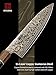 HOSHANHO Damascus Japanese Chef Knife 8 Inch, 33-Layer Copper & Damascus Steel Kitchen Knife, Ultra Sharp Professional Cooking Knives with Ergonomic Ebony Handle