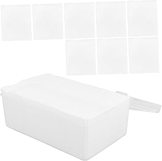 Outanaya 1000 Pçs Almofadas Desmaquilhantes Descartáveis Quadrados De Algodão Cosmético Almofadas Desmaquilhantes Toalhetes De Maquilhagem Almofadas De Algodão Para Rosto Toalhetes