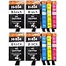 Produktbild 10 Tintenpatronen kompatibel zu Multipack HP 934 XL + HP 935 XL neueste Chipversion passend für alle OfficeJet 6800 Series 6812 6815 6820 6822 6825 OfficeJet Pro 6230 6800 Series 6820 6830 6835 Set mit Black, Cyan, Yellow & Magenta mit Chips & Füllstandsanzeige (KEIN Original) Drucker-Patronen Set