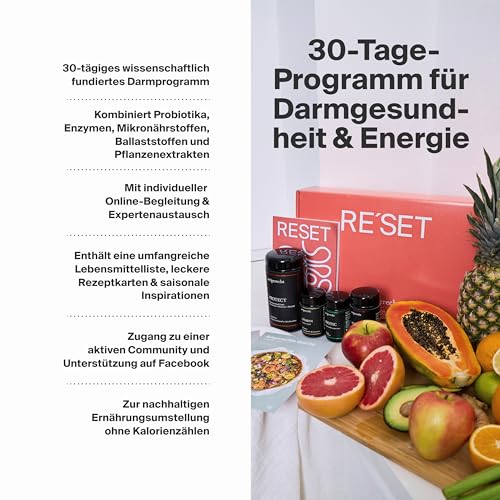 Artgerecht RESET Darmkur – 30-Tage-Darmprogramm für mehr Wohlbefinden & Energie | Wissenschaftlich fundierte Darmsanierung | Inklusive Online-Begleitung, Ernährungsplan, Rezepte & Community