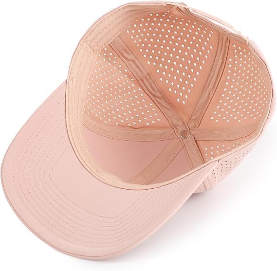 Custom Embroidered Logo Waterproof Baseball Cap Mesh Running Cap Breathable Quick Dry Outdoor Fitted Hats for Men Women - Image 3