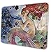 Produktbild Mermaid and Blue FishMousepad Decorated Mouse Mat Game Office Mouse Pad
