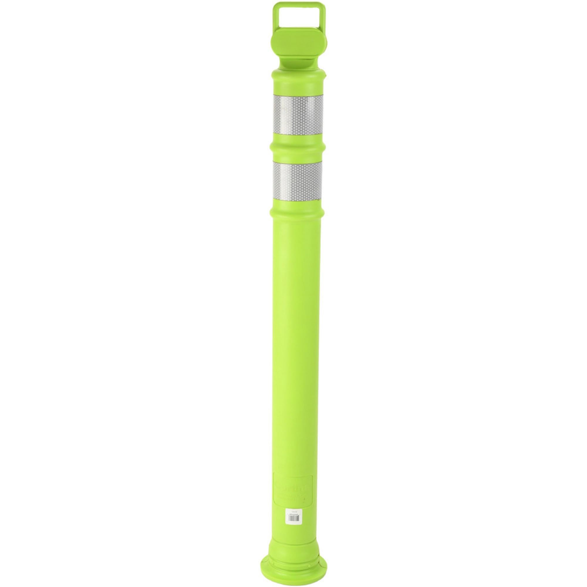 PRO-SAFE Lime Green HDPE Traffic Delineator Post: 3 Lbs, 46" High