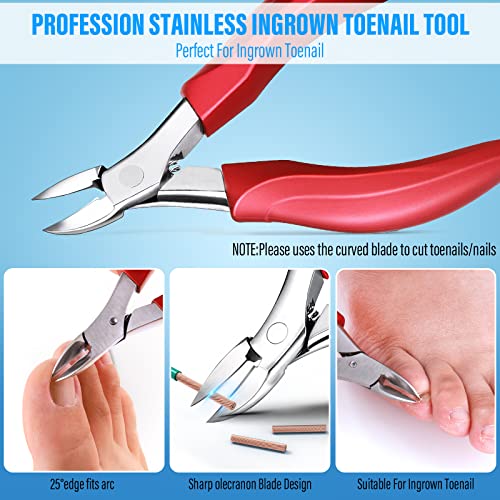 Toenail Clippers For Thick Nails, Toe Nail Clippers Adult Thick Nails Long Handle For Seniors Thick Toenails/Ingrown Toenail Treatment, Sharp Heavy Duty Nail Clippers For Men And Women, Adult #TOP1