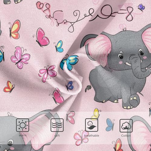 Cute Gray Elephants Butterfly Toddler Girls's Underwear 2T 202c12853