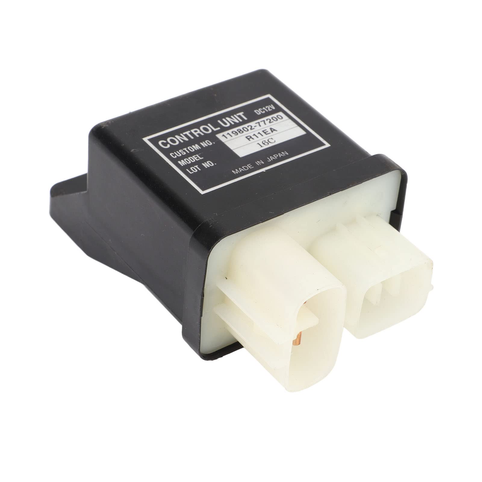 Przekaźnik bezpieczeństwa rozrusznika, DC 12V Wymiana przekaźnika rozrusznika dla R11EA, OEM 119802 77200, odporny na zarysowania, do 17D 27D 35D 50D 17G 26G z łatwą instalacją,