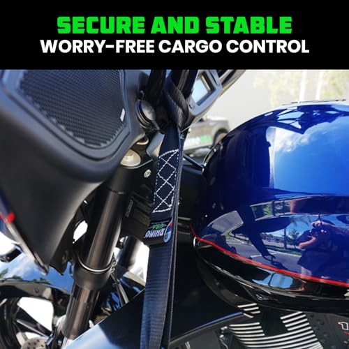 image for Rhino USA Soft Loop Tie Down Straps (4-Pack) - 1.6 Inch x 17 Inch (5,0