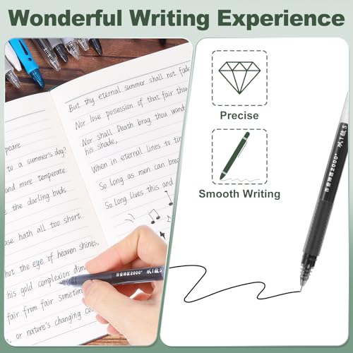 Bolígrafos Gel M&G Punta Mediana 0.5mm Pack 12 Tinta Negra miniatura 3