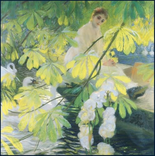 YIMACBJXX Famoso Cuadro en Lienzo Artistica Imagen Lienzo Sous L'arbre di Gaston De para Decoración de Paredes 60x90cm