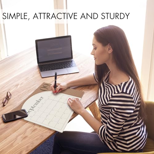 Aesthetic 2024-2025 Desk Calendar - Runs From January 2024 Until July 2025 - The Perfect Minimal Desktop/Wall Calendar for Easy Organizing - Image 4