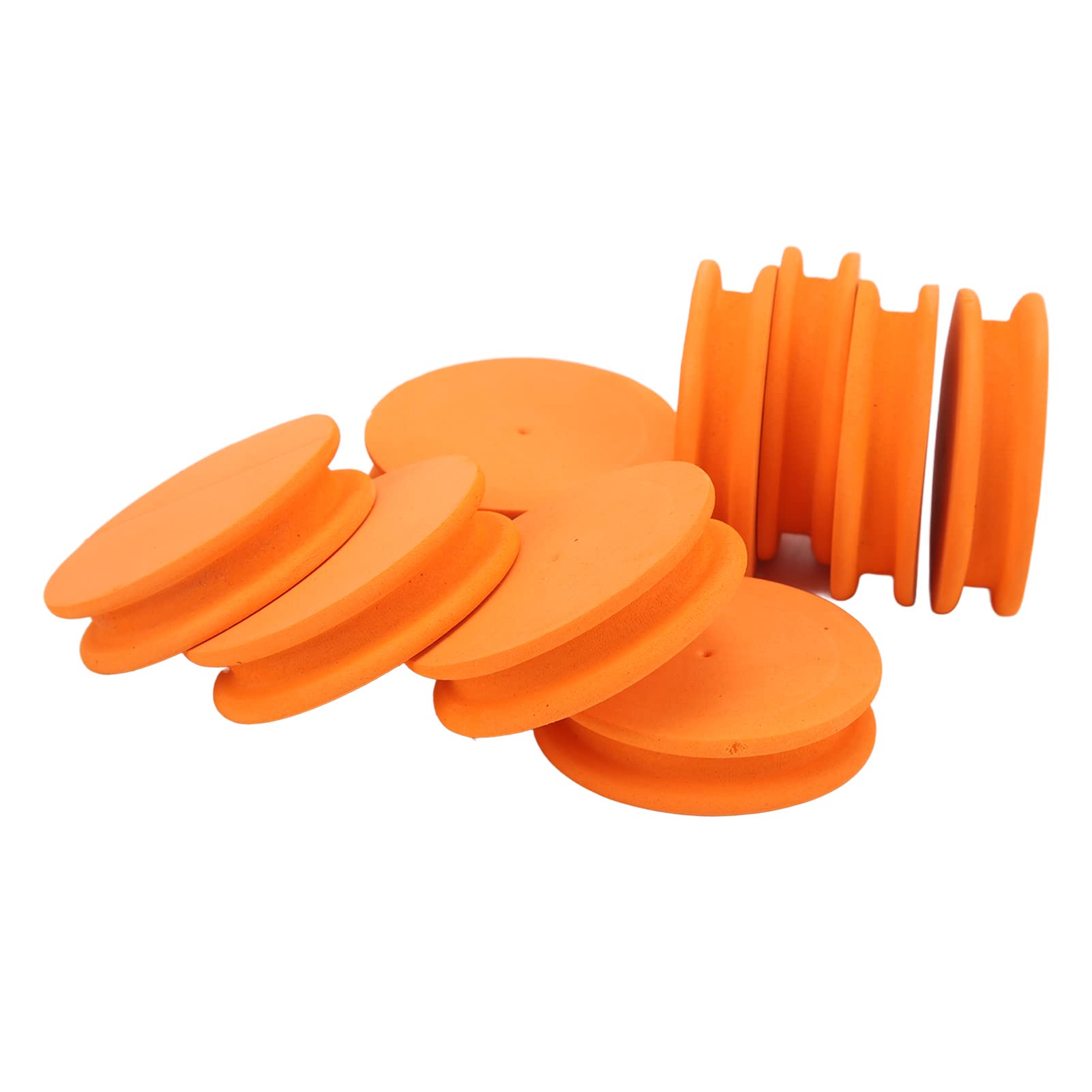 Xolsurg Foam Spools Multipurpose EVA Fishing Winding Board Outdoor Fishing (Orange)