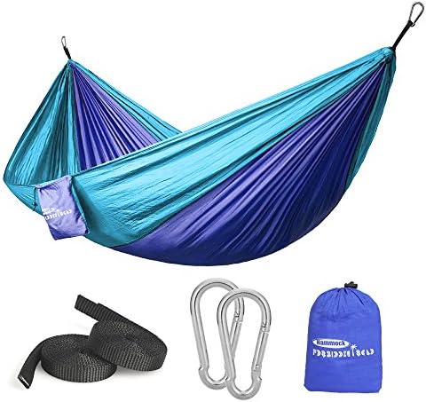 Forbidden Road Hammock Single Camping Portable Parachute Hammock for Outdoor Hiking Travel Backpacking - 210D Nylon Taffeta Hammock Swing