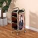 Dxbqm Service Trolley Regal Trolley, Schmiedeeisen Vintage Rack Großraum Layered LoadBearing Starke Friseursalon Beauty Salon Trolley, 2 Farben, 37X33X90Cm Trolley, B.