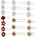 Produktbild Ledoo Haarnadeln Kristall 19Pcs Braut Haarschmuck für Hochzeit & Brautfriseur, Strass U-förmig Haarnadeln Blumen Haarspange für Frauen Mädchen