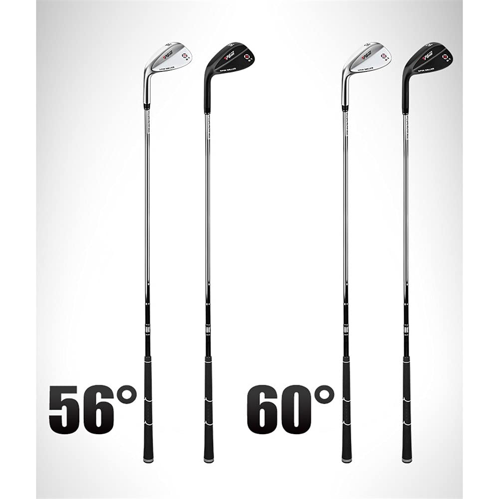 Cale de sable gauche 56 à 60 degrés pour homme et femme - Qualité supérieure - Pour club de golf - En acier inoxydable - Pour gaucher - Pour homme et femme