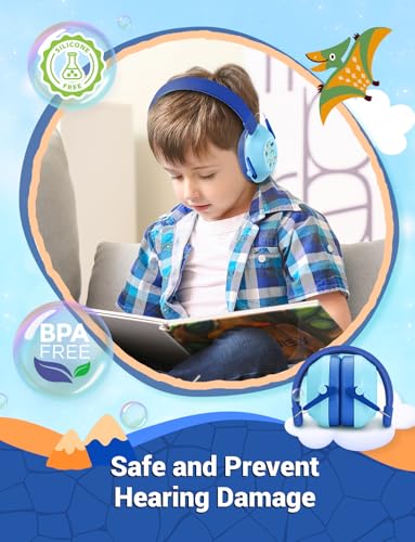 Image of iClever Focus EM03 Baby Headphones for Babies and Toddlers 3-36 Months, NRR 18dB, 15 Adjustable Anti-Slip Headband, Baby Ear Muffs Noise Protection for Fireworks /Airplane /Sport Event /Concert