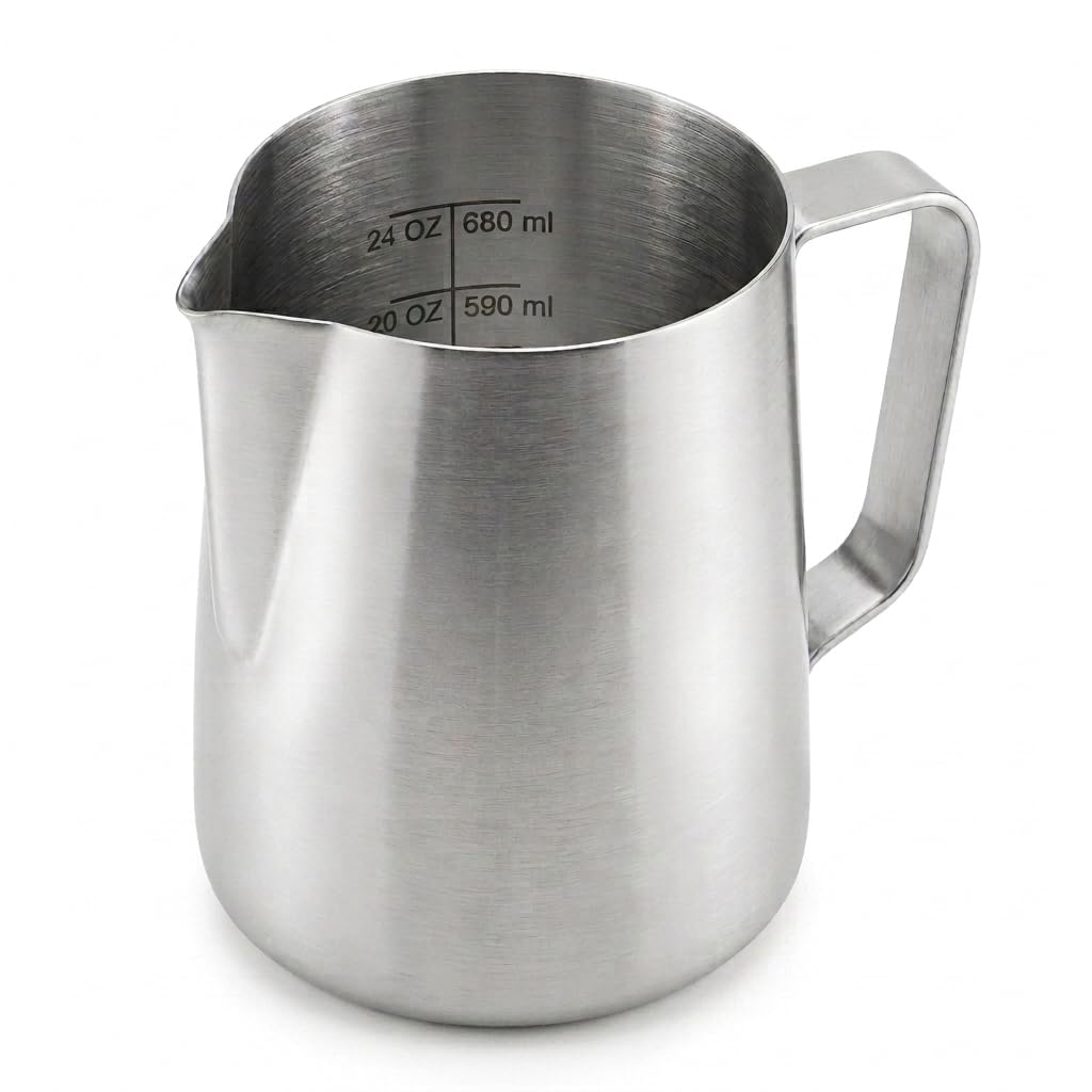 Rattleware 907,2 g - Brocca da latte incisa per latte espresso, in acciaio inox