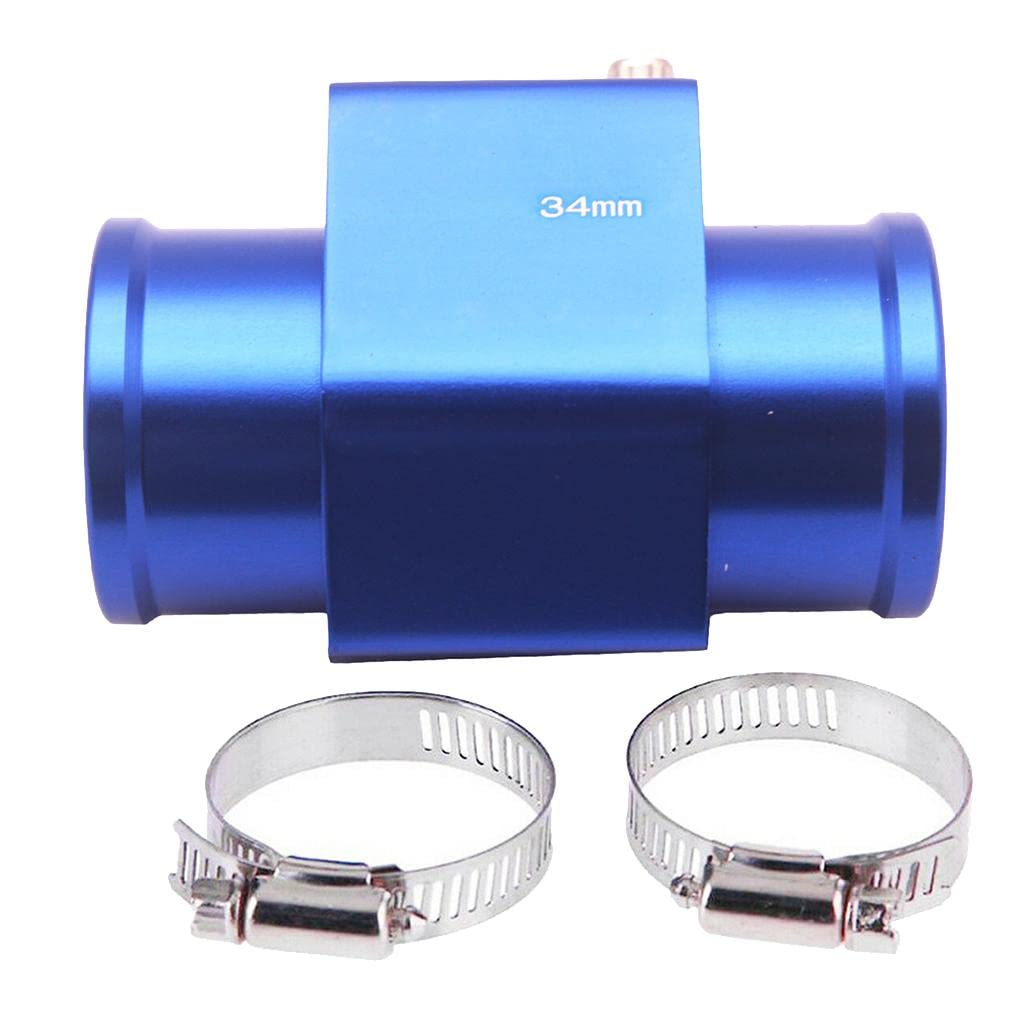 MYADDICTION 34mm Car Water Temperature Sensor Joint Pipe Gauge Radiator Hose Adapter-image-42