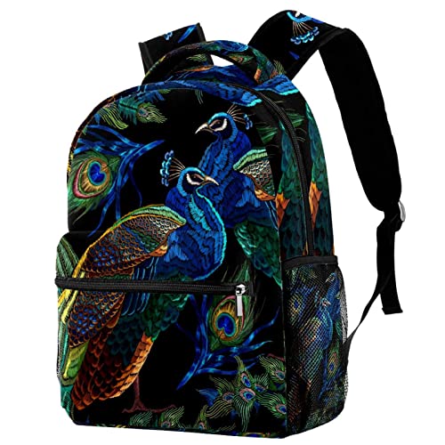 Bolsos de hombro de pavos reales para camping y escapadas de fin de semana