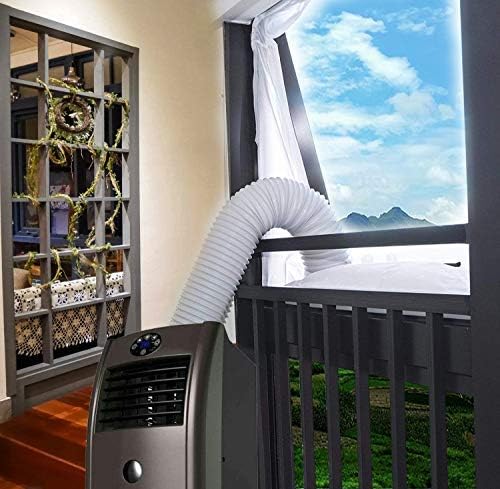 Aozzy Portable Air Conditioner window kit AirLock Window Seal for Mobile Air-Conditioning tumble dryer Hot Air Stop 400cm