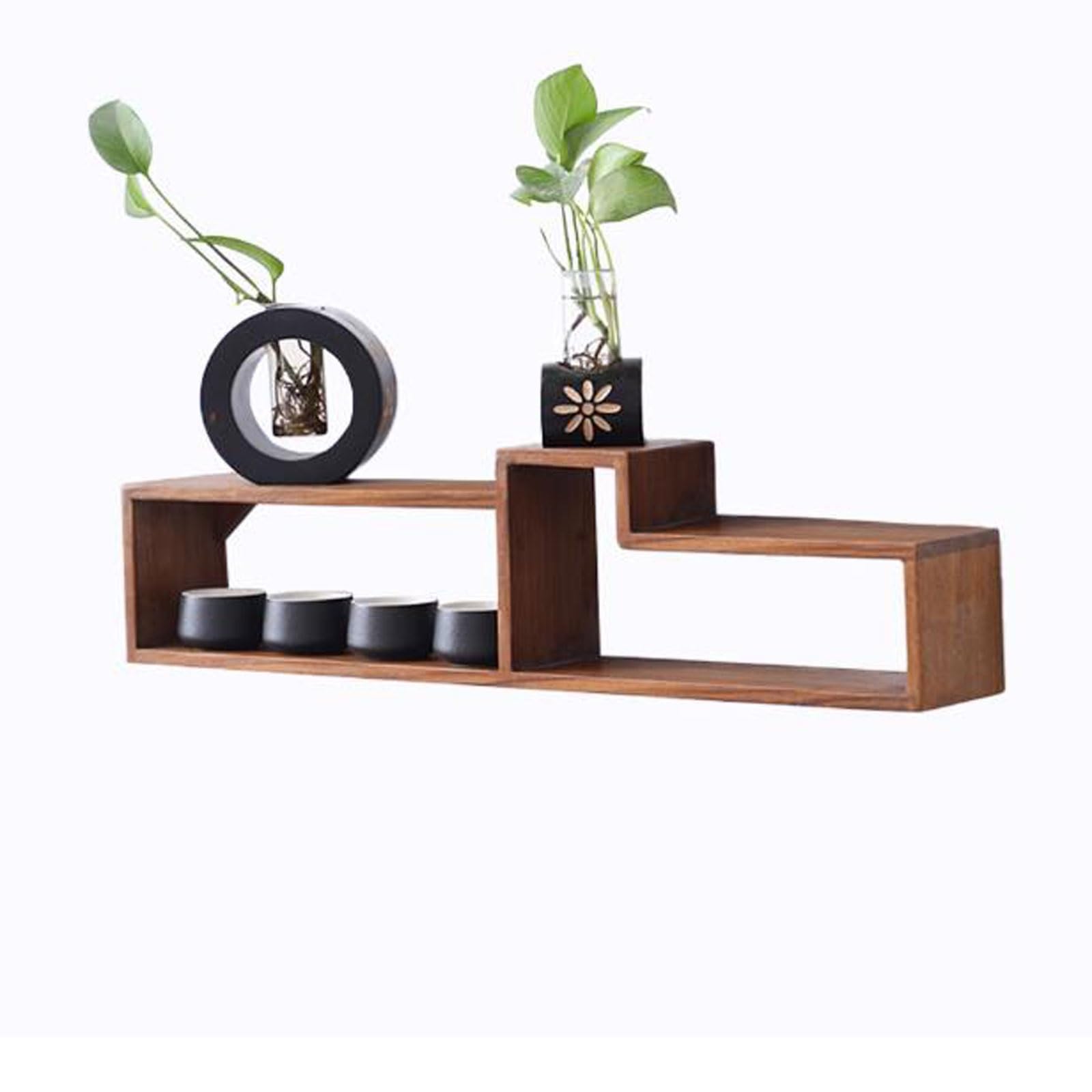 Étagère murale de qualité supérieure en bois massif durable