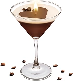 Espresso Martini, Martini Candle Unique Gifts for Women, Enjoy Your Espresso Martini Decor, The Ideal Espresso Martini Gift, Coffee Candle, Unique Gift for Scented Candles Enthusiasts - Love