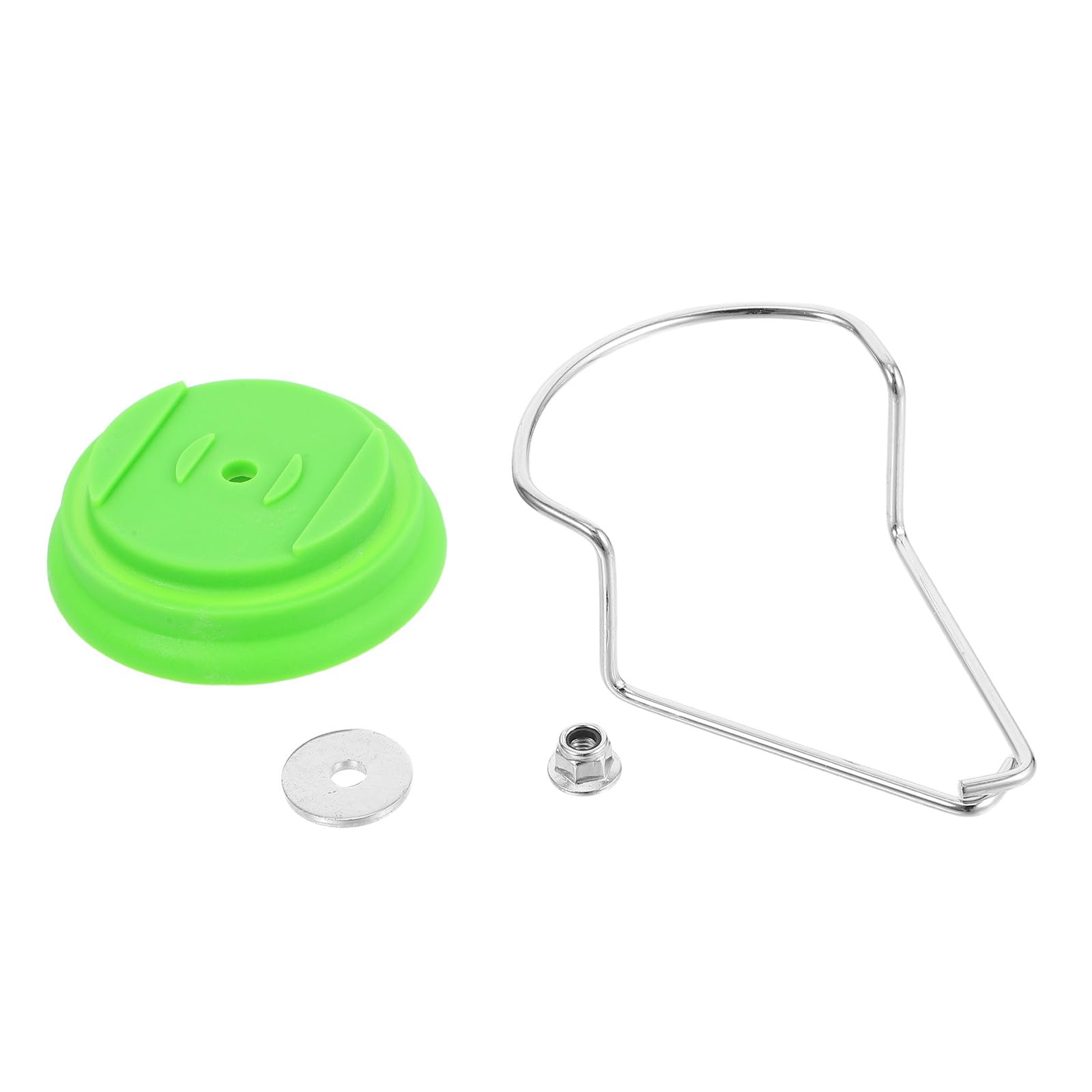Kit de 4 piezas de repuesto para recortadora de hilo inalámbrica con tuerca de recortadora de césped, arandela, tornillo y cubierta de base, accesorios para mantenimiento y reparación de