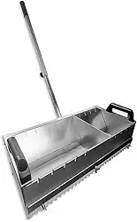 Desempenadeira Dentada Tipo Caixote Cortag P/Assentar Piso E Porcelanato Argamassa Cortag 61858 Profissional - Prata/Cinza