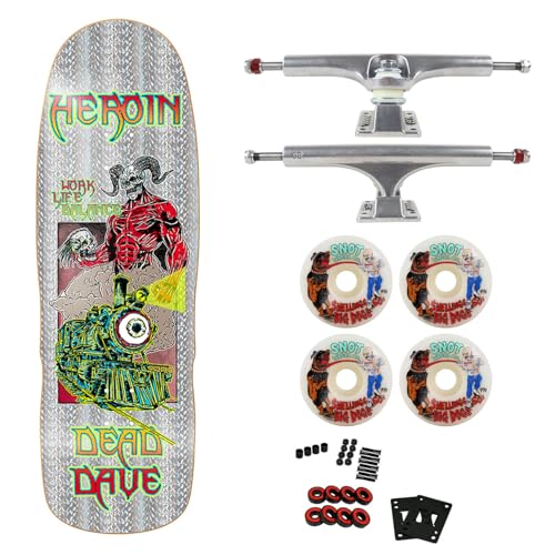 Heroin Professional Complete Skateboard Dead Dave Hellscape 10.1