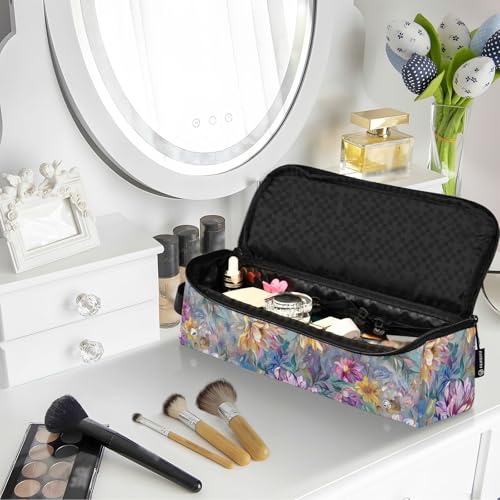 Bolsa de viaje para herramientas de cabello con almohadilla resistente al calor para plancha y accesorios de cuidado capilar miniatura 6