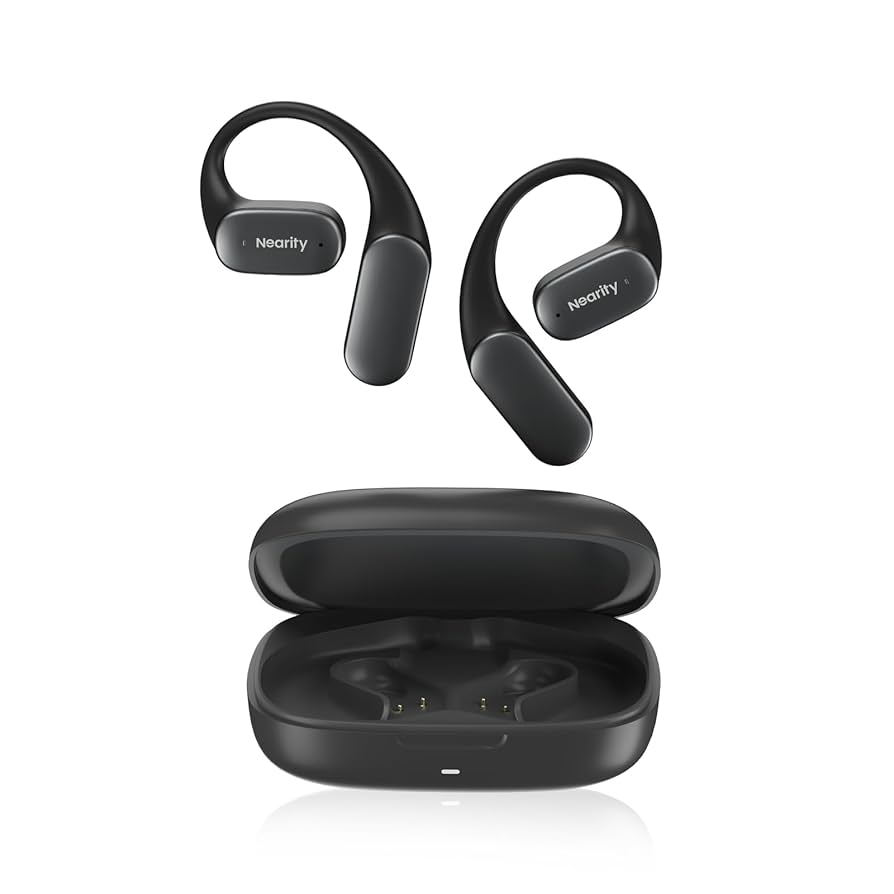 Nearity Open Bluetooth Earphone ブラック Amazon.com: NEARITY Open Ear Bluetooth Headphones,Wireless