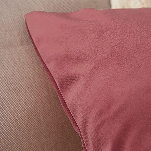 Image of Khooti Velvet Cushion Cover Pack of 1-32 inch x 32 inch / 81 x 81 cm - Jam - Soft Pillow Covers Cushion Case for Sofa Bedroom Livingroom Chair Car, Cushion Cover