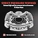 A-Premium Disc Brake Caliper Assembly with Bracket Compatible with Select Nissan Models - Cube 2009-2014, Tiida 2012-2016, Versa 2007-2012, L4 1.8L - Front Driver and Passenger Side, 2-PC Set