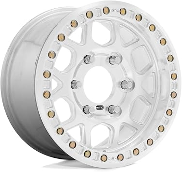 KMC KM444 Beadlock 17x9 6x6.5" -12mm Machined Wheel Rim 17" Inch KM44479091512N