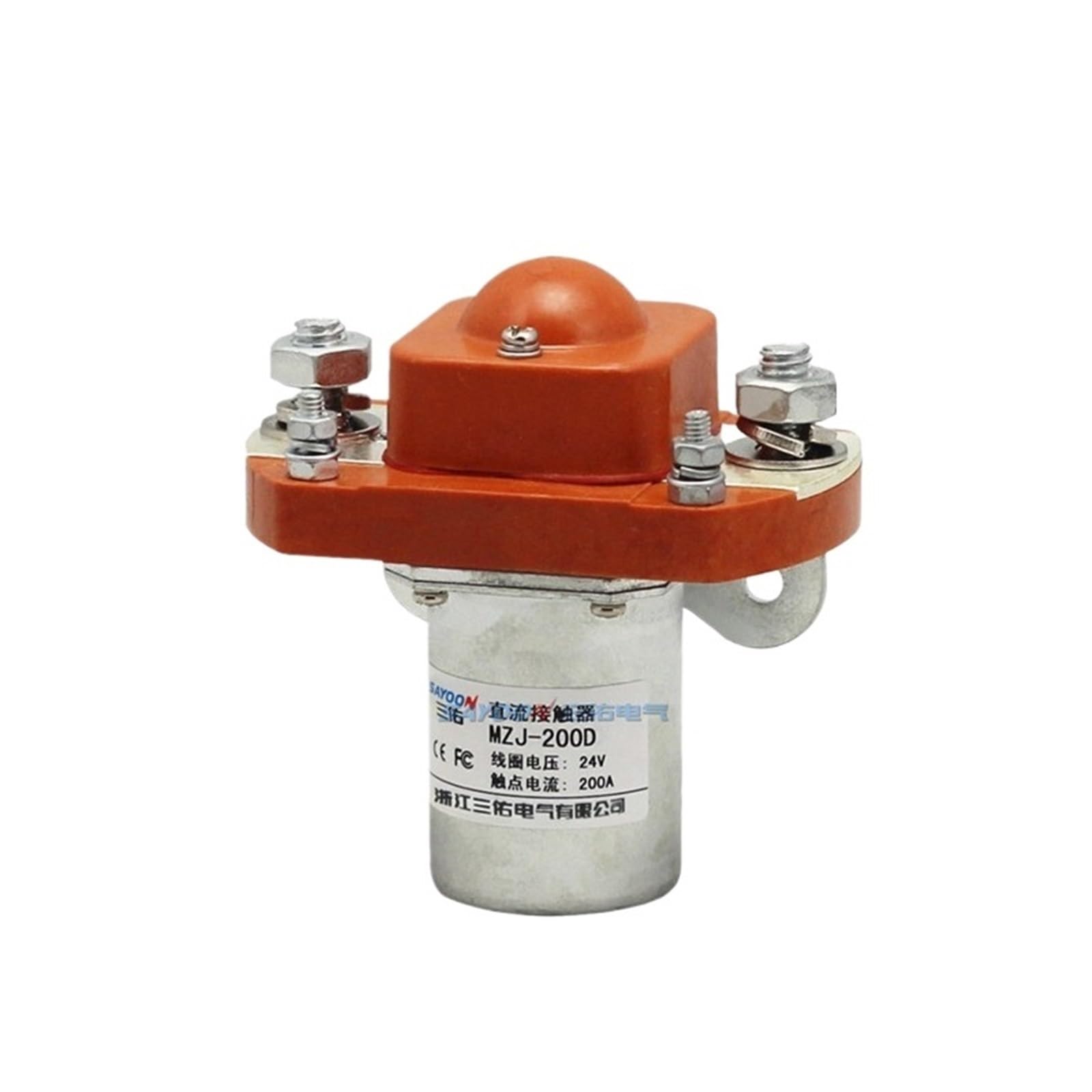 HUUOQIWY MZJ-200D DC contactor DC12V 24V 36V 48V 60V 72V(DC36V)