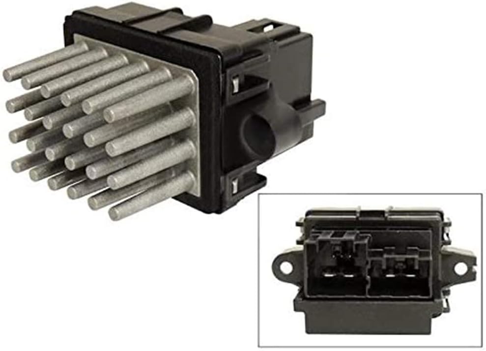 Front or Rear Auto Temp Control Blower Motor Resistor Fits 08-13 300/08-16 Town & Country - 11-13 Challenger Durango / 08-13 Charger / 08-20 Grand Caravan / 08-08 Magnum - & More Replace 68029736AA