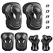 ValueTalks Set Rodilleras Coderas y Muñequeras Set de Protección Infantil para Patinaje Ciclismo Monopatín Bicicleta Skate
