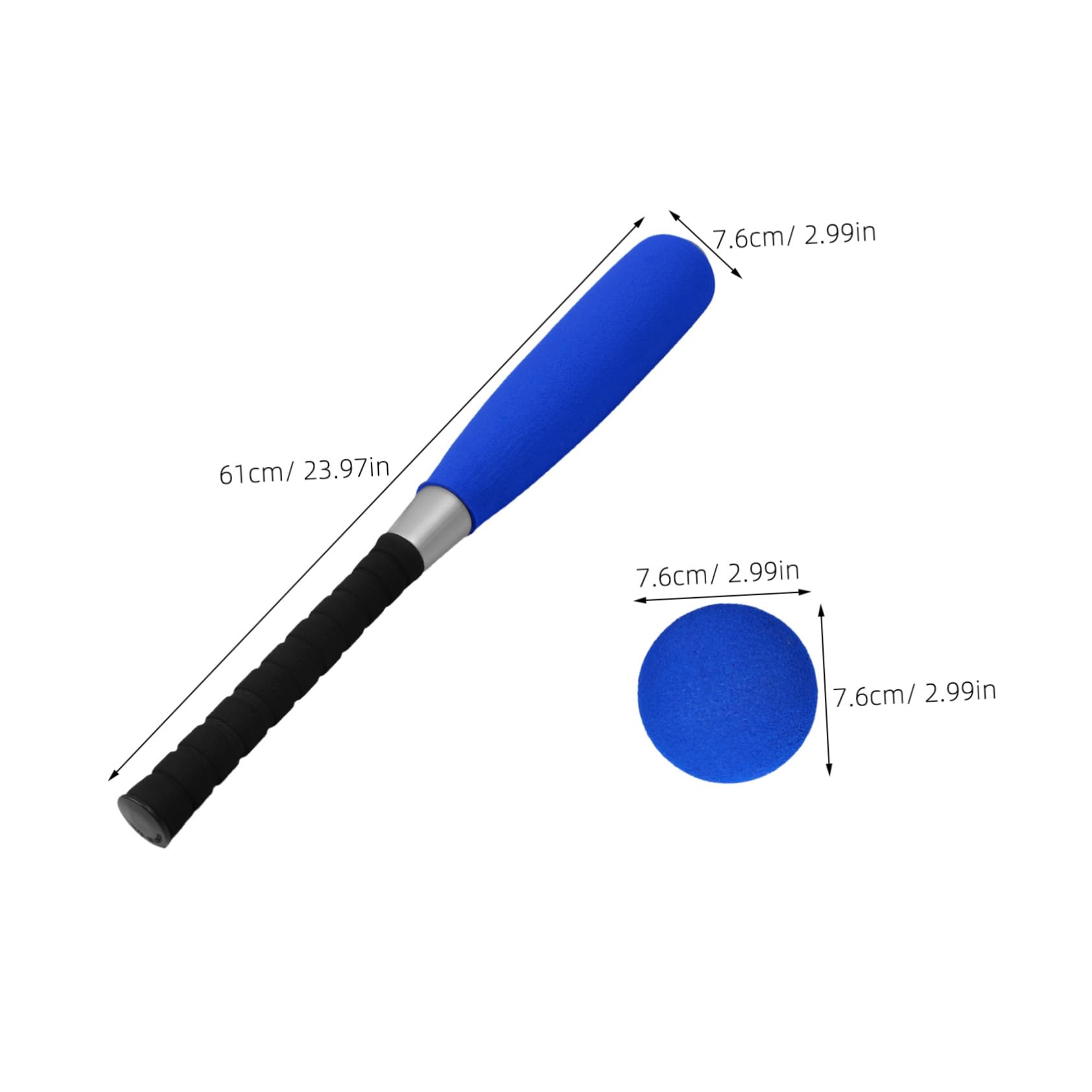 Kit da Baseball per Ragazzo Ragazza Palla Morbida Mazza Ergonomica per Allenamento Sicuro all Aperto Interno Giochi Sportivi per Sviluppare Coordinazione e Divertimento
