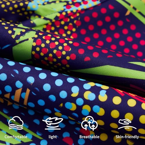 Boys Neon Pants Size 10-12 Youth Ice Hockey Game Printed Trousers Leisure Athletic Sweatpants with Pockets - Thumbnail 5