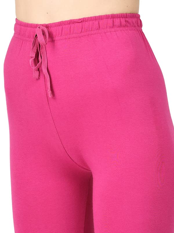 Image of Robinbosky Cotton Churidhar Leggings for Women - Stylish, Stretchable & Flattering Fit for All-Day Comfort