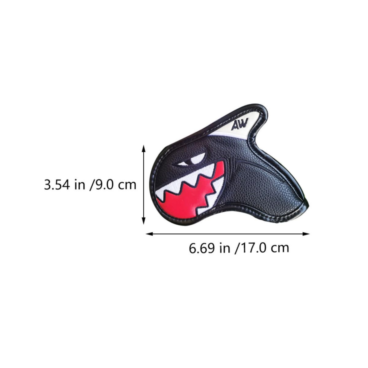 9 Piezas Funda para Putter de Golf Mallet Negra en PU, Protección