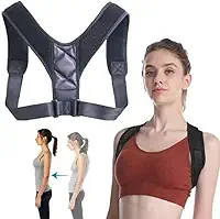 Colete Corretor Postural Ortopédico para Corrigir Postura e Coluna Masculino Feminino Ajustável
