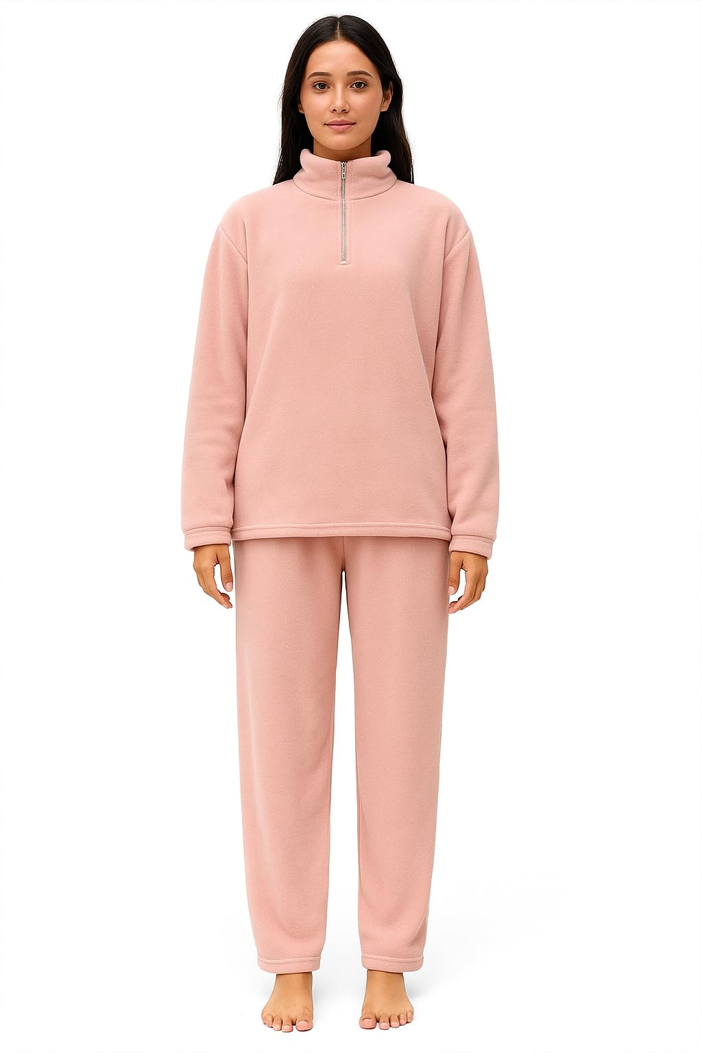 Women Thermal Night Suit | Warm Pajama Set for Cold Weather-image-48