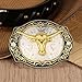 HUABOLA CALYN Long Horn Bull Western Belt Buckle Golden Rodeo Texas Cowboy Large Western buckles