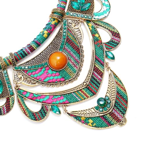 Conjunto de Joyas de Resina Ligeras Antialérgicas Estilo Bohemio 3