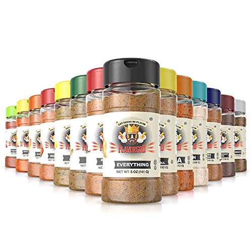 Flavor God Seasonings, 45.5oz, Pack of 14 Chef Spice Pack