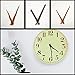 Clock Parts & Accessories 100sets Wooden Hands Clock Watch Quartz Wall Clocks DIY Home Decoration Repair Tool Accessories Parts Kit Black Walnut Pointers - (Color: I)