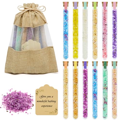 Bath Salt Gift Set for Women – 12 Pack Epsom